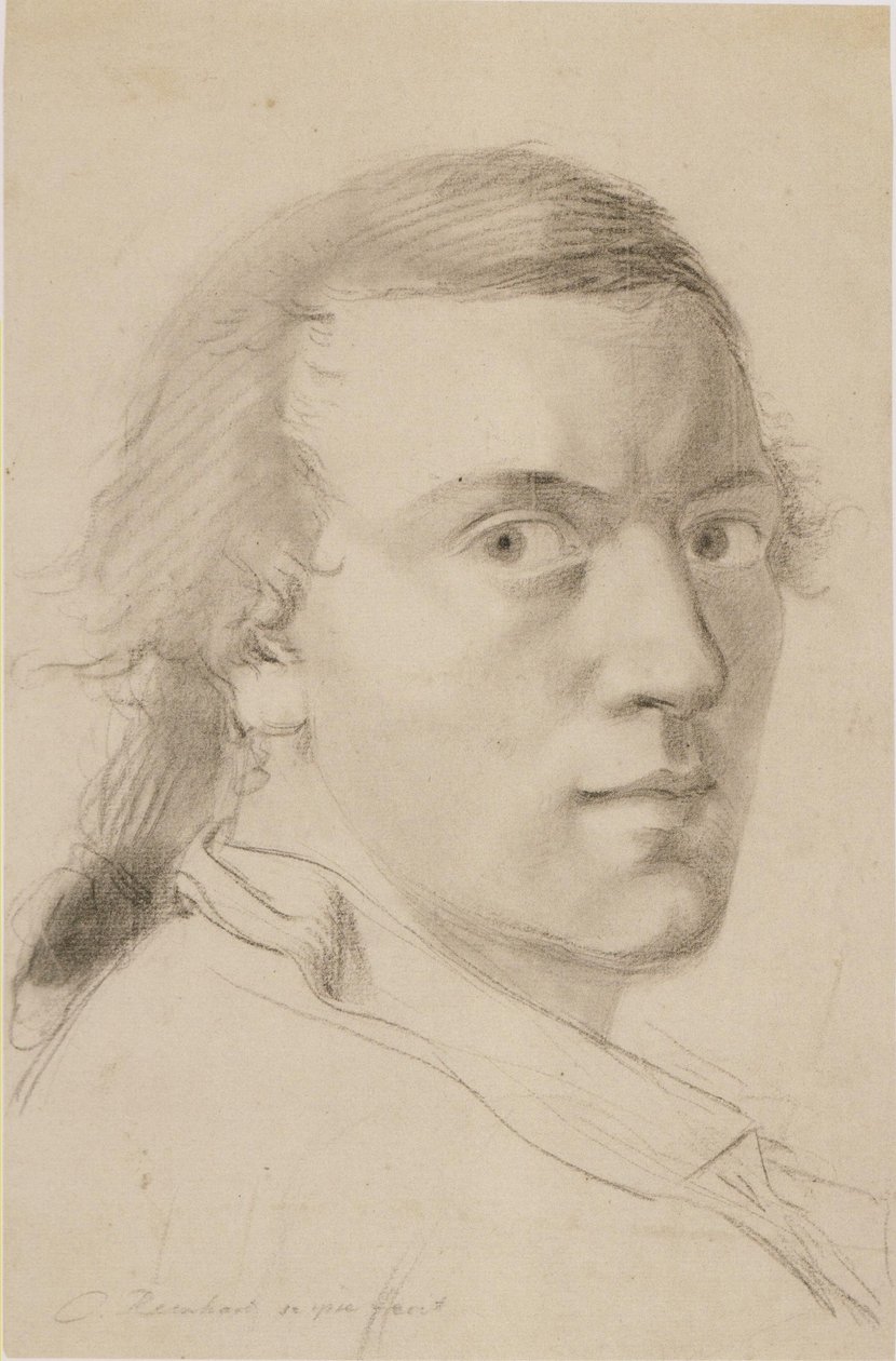 J C Reinhart Autoportrait 1786 - Johann Christian Reinhart