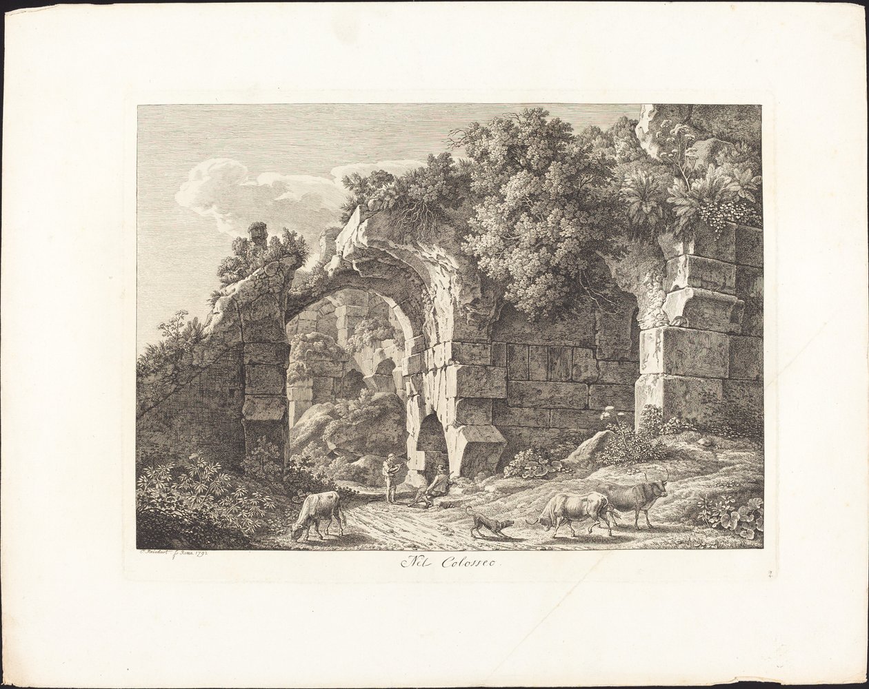 Dans le Colisée - Johann Christian Reinhart
