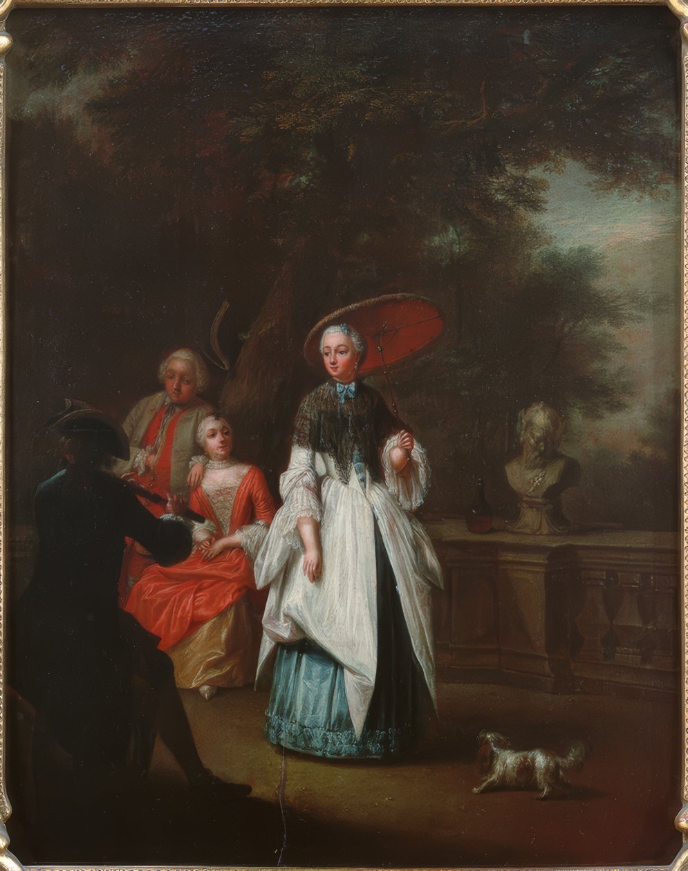 Scène de parc - Johann Conrad Seekatz