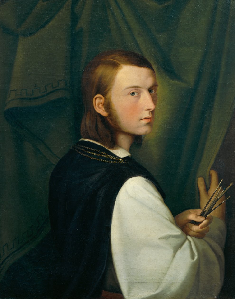 Autoportrait - Johann Evangelist Scheffer von Leonhardshoff