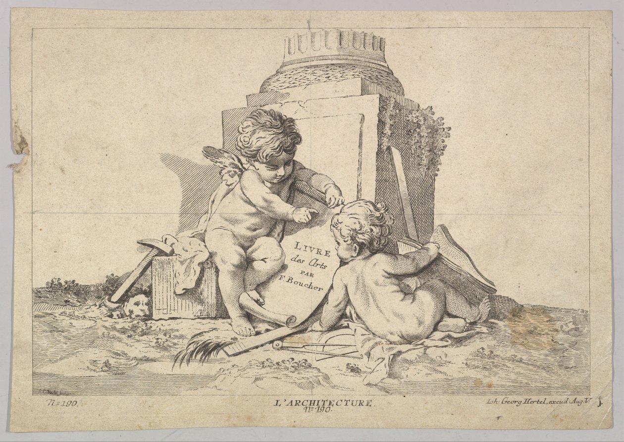 Architecture, XVIIIe siècle - Johann Georg Hertel