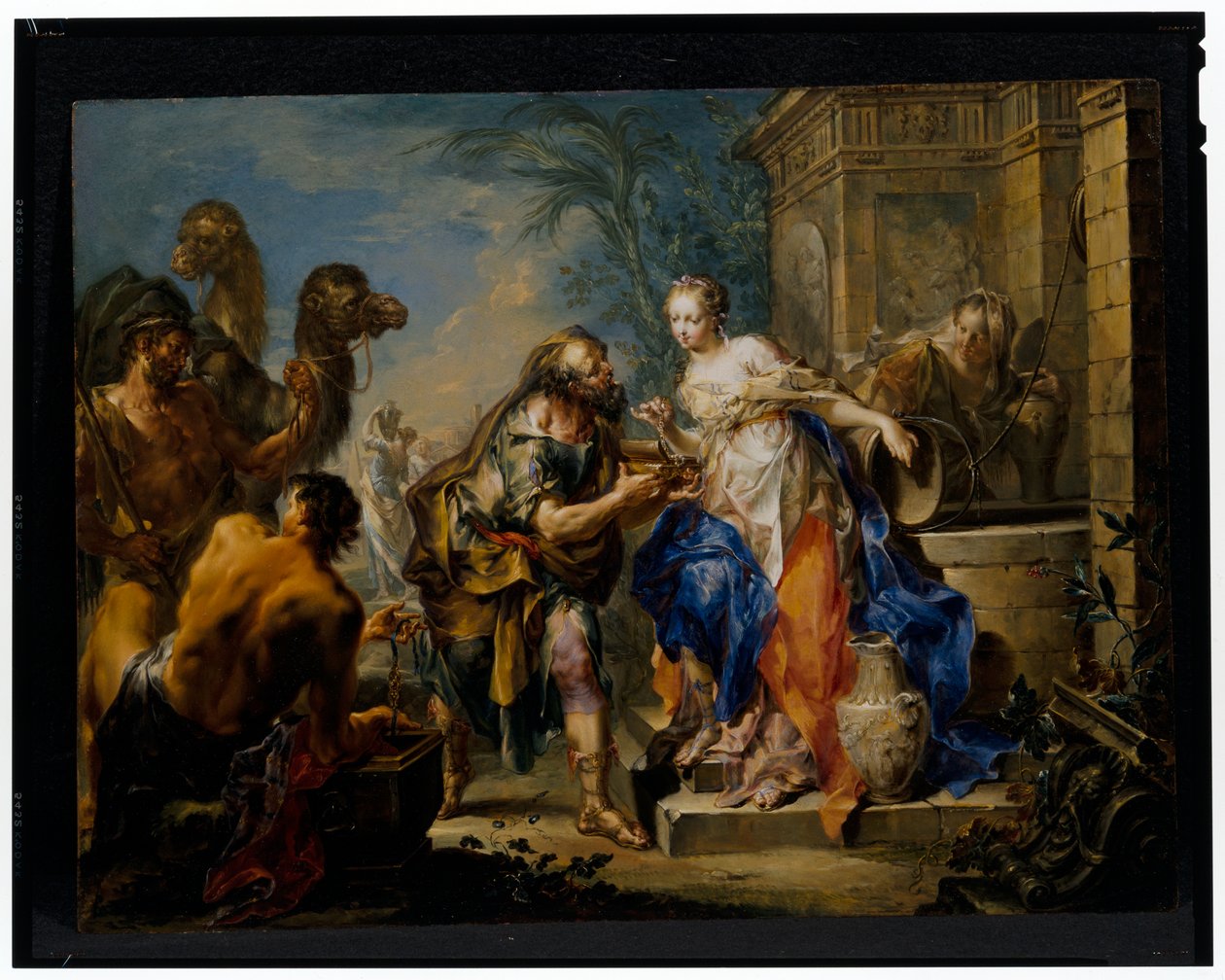 Éliézer et Rebecca - Johann Georg Platzer