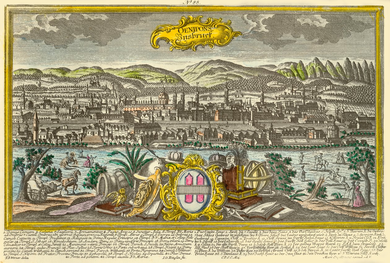 Innsbruck, c1740 - Johann Georg Ringlin