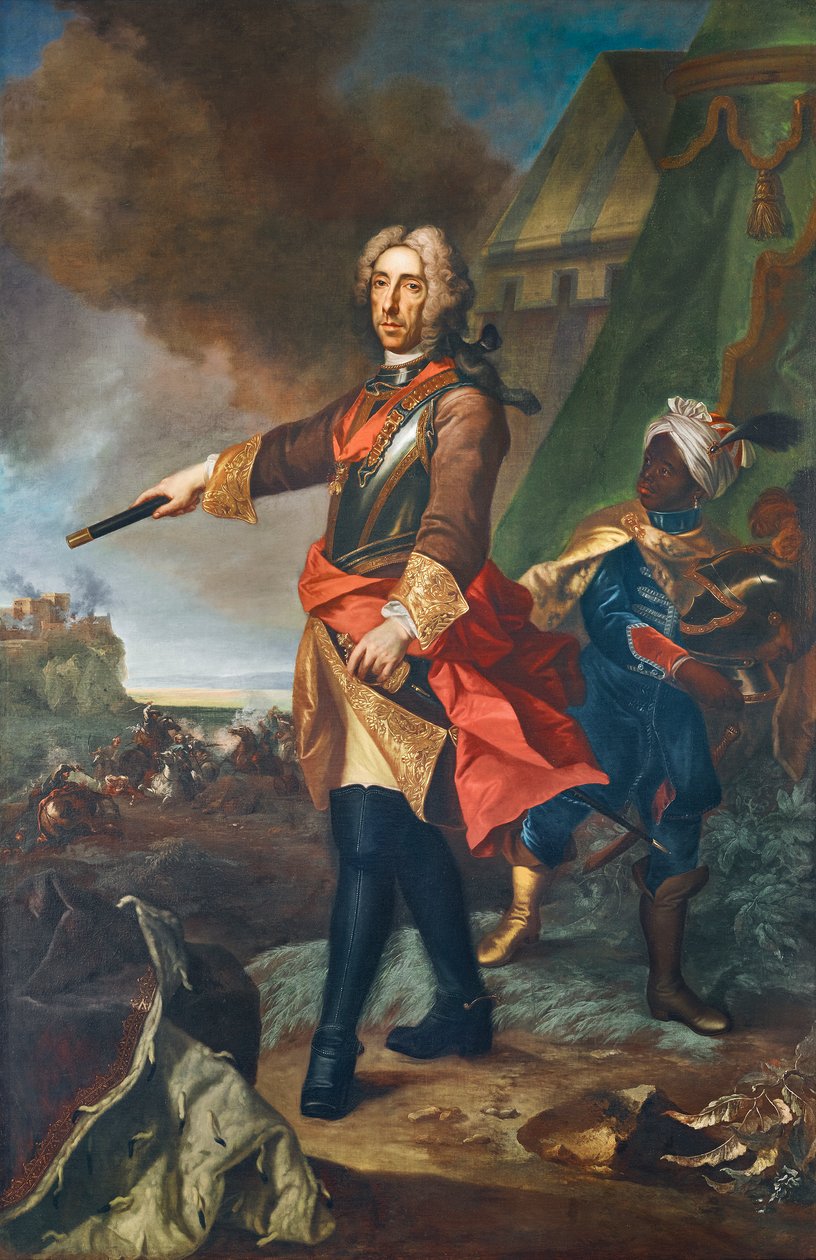 Prince Eugène de Savoie en tant que général - Johann Gottfried Auerbach