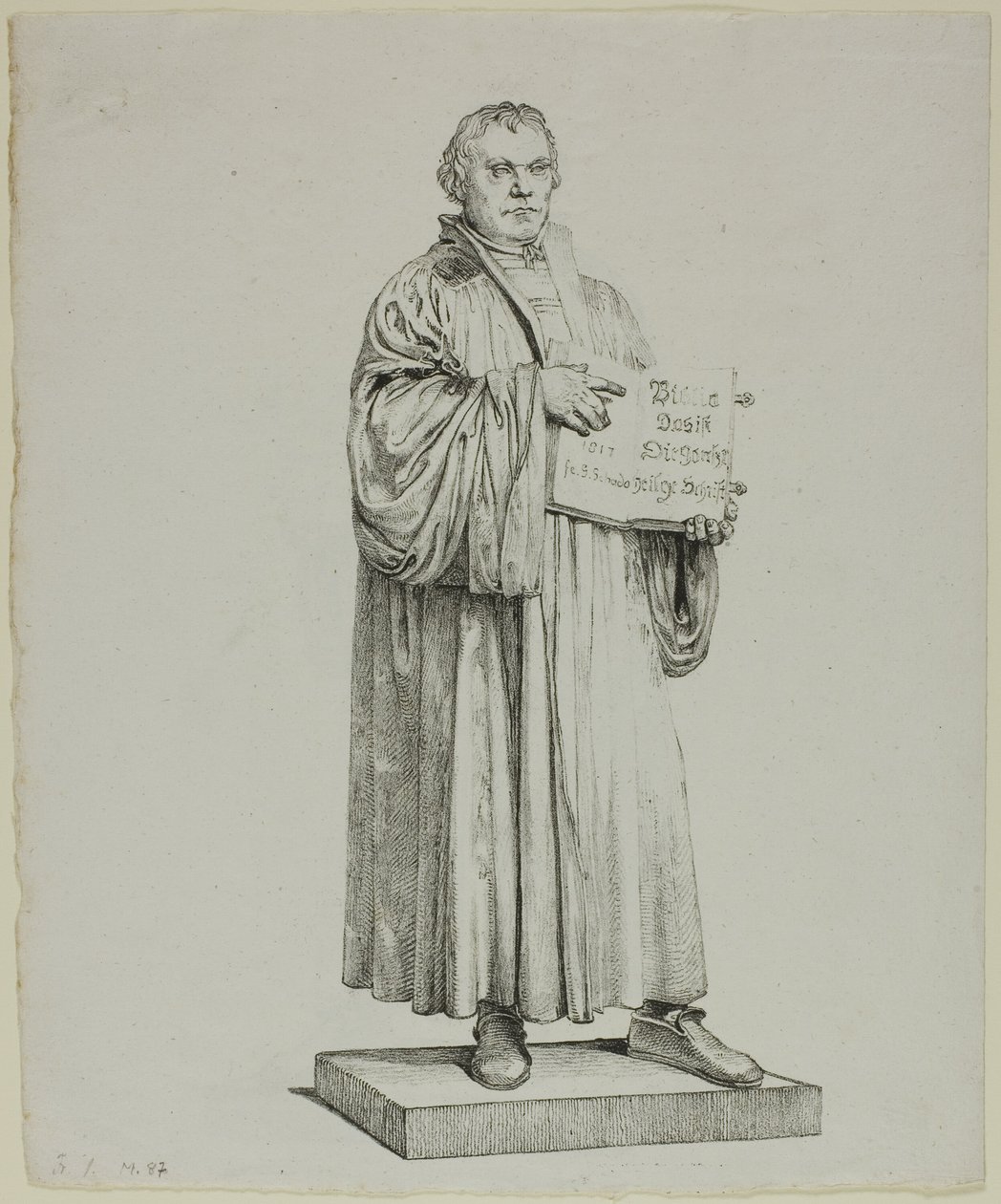 Statue de Luther à Wittenberg - Johann Gottfried Schadow