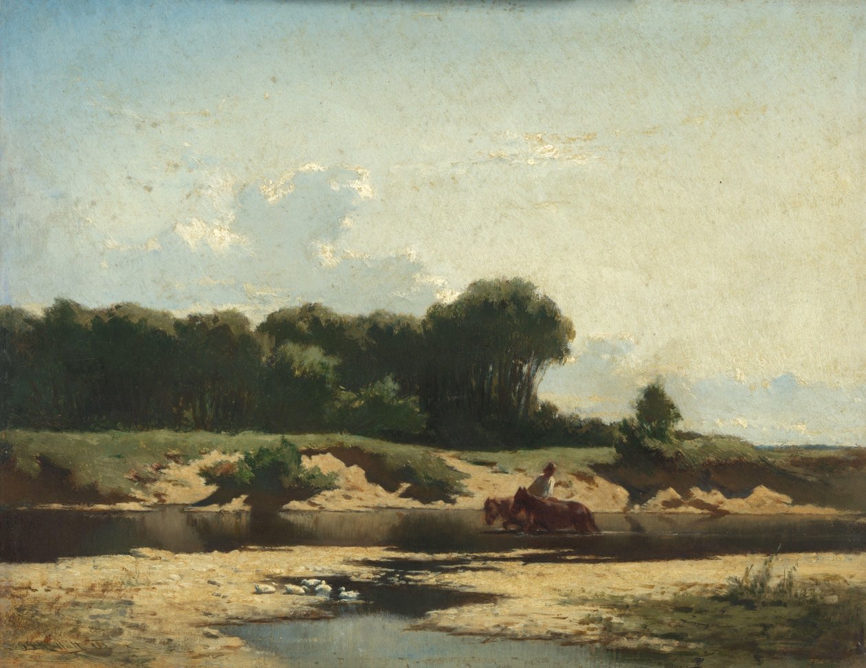 La course de chevaux - Johann Gualbert Raffalt