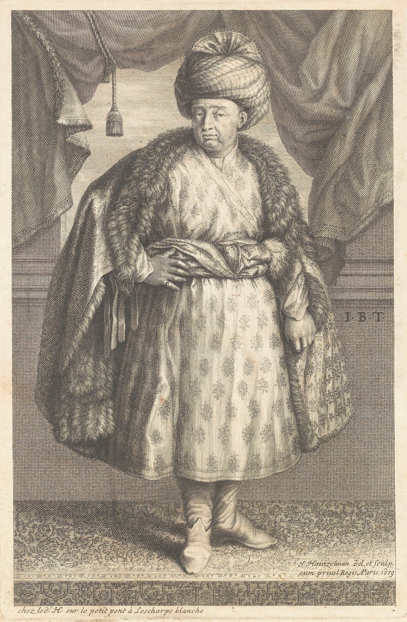 Portrait de Jean-Baptiste Tavernier (1605-1689) - Johann Hainzelmann