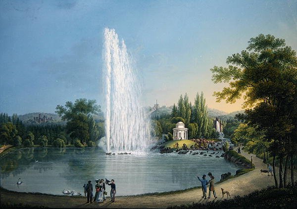 La Grande Fontaine, vers 1820 - Johann Heinrich Bleuler