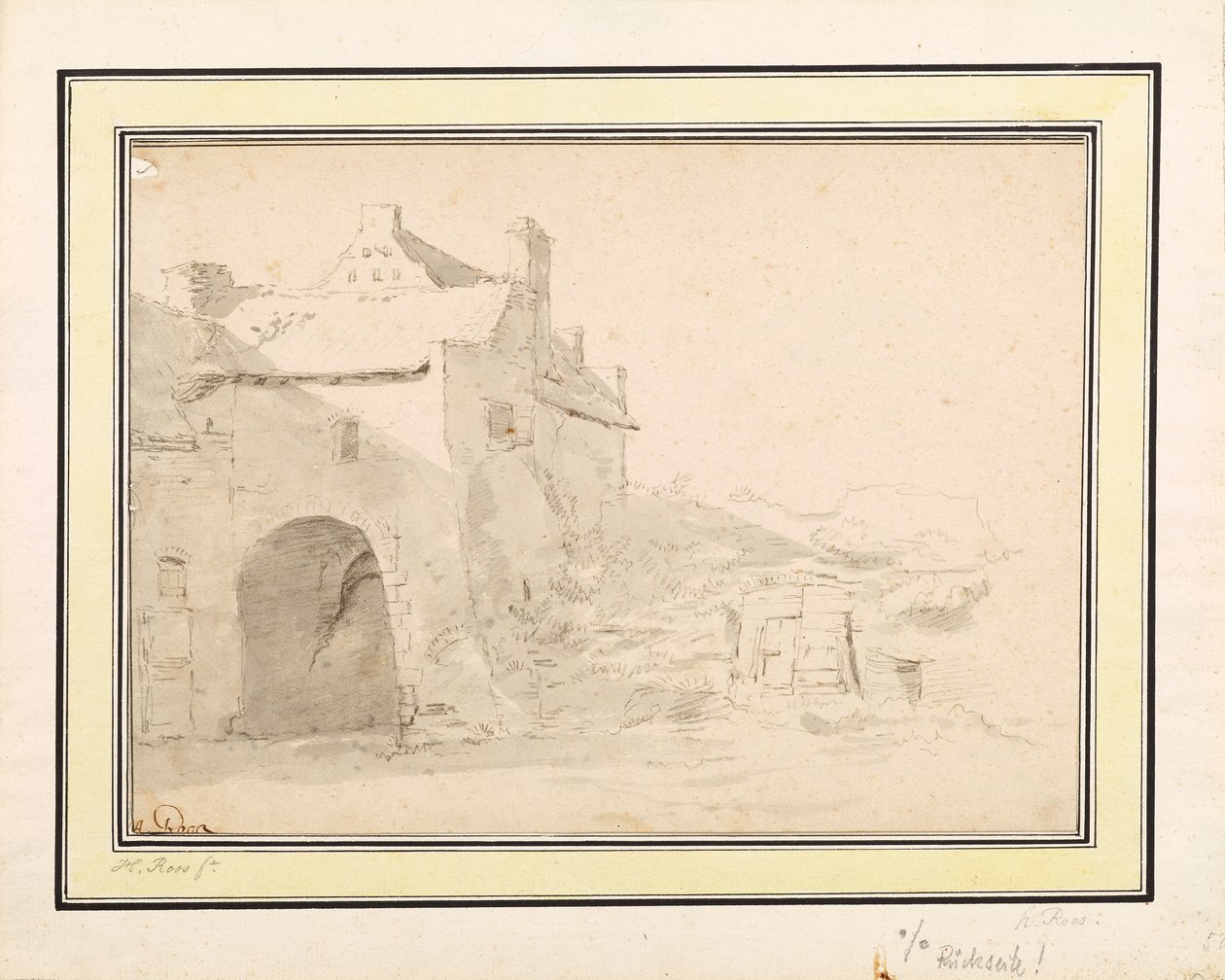 Étude architecturale - Johann Heinrich Roos