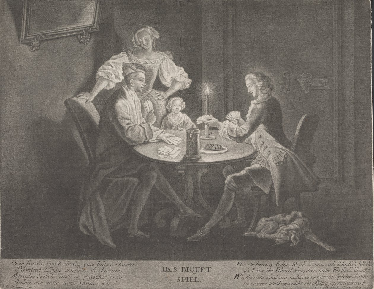 Das Biquet Spiel - Johann Jacobus Haid