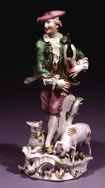 Berger de Meissen avec cornemuse - Johann Joachim Kaendler