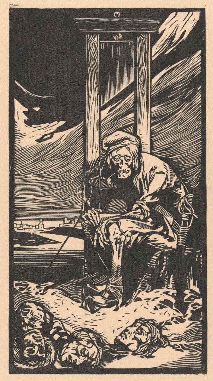 La mort par guillotine - Johann Joseph Aarts