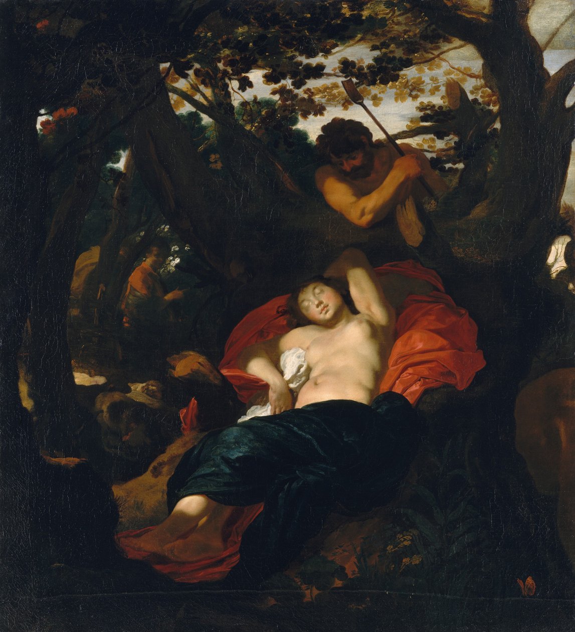 Nymphe et berger - Johann Liss
