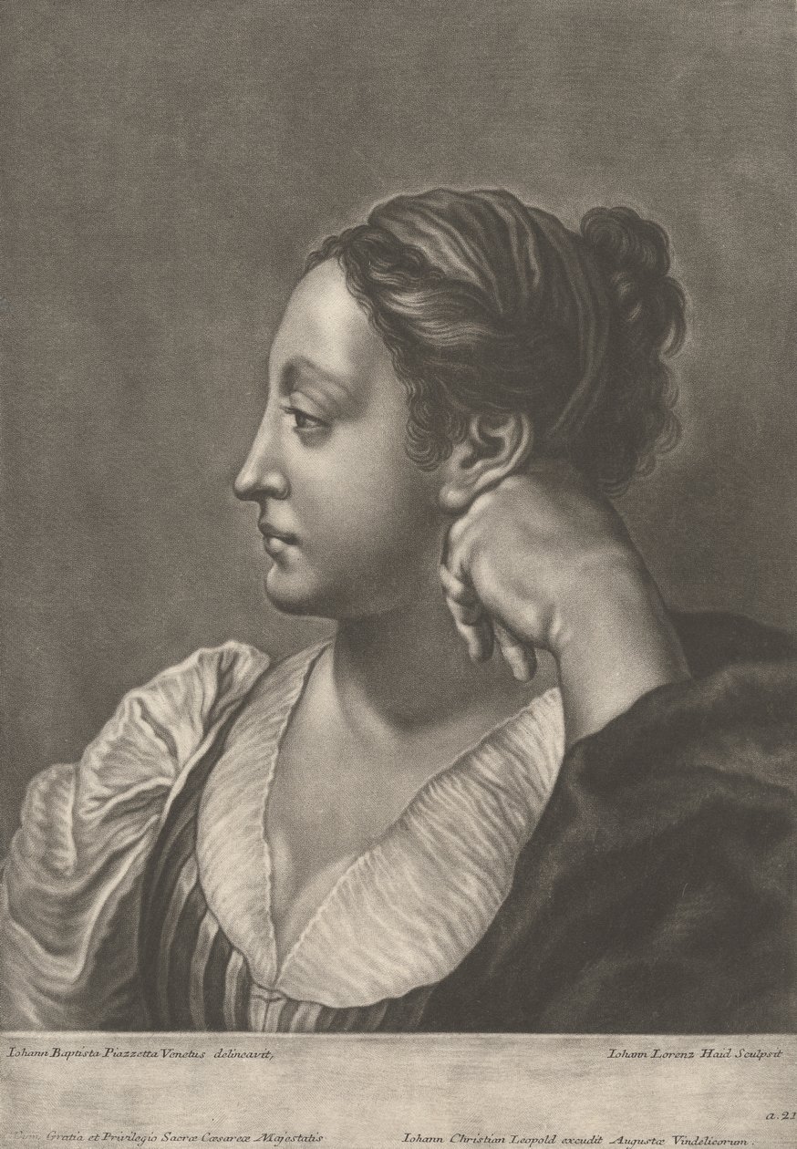 La jeune cabarttiere - Johann Lorenz Haid
