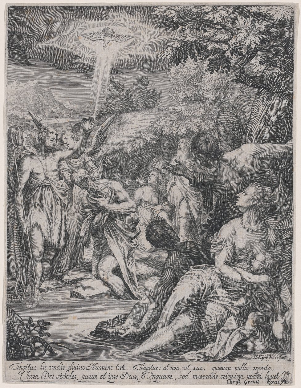 Le Baptême du Christ - Johann Matthias Kager