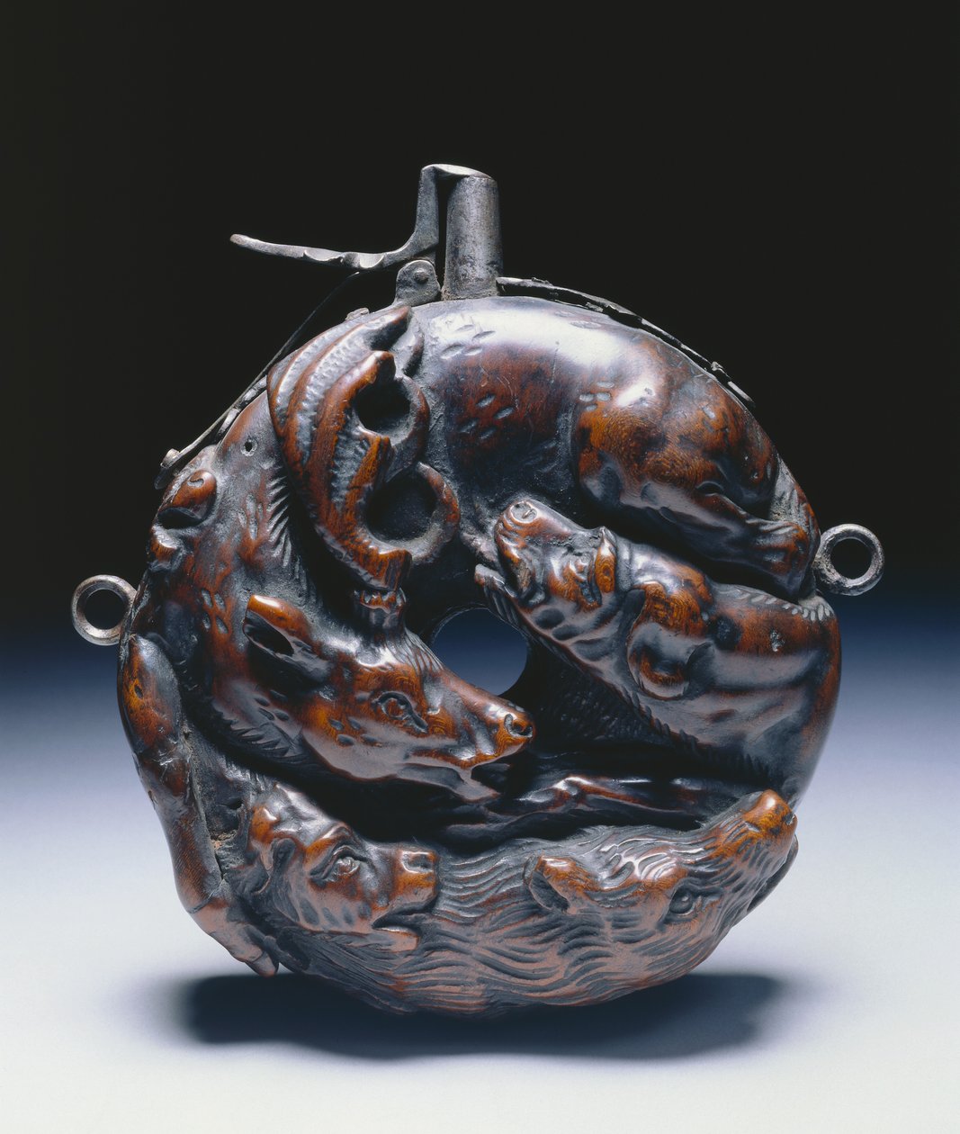 Flasque à poudre, c.1680 - Johann Michael Maucher