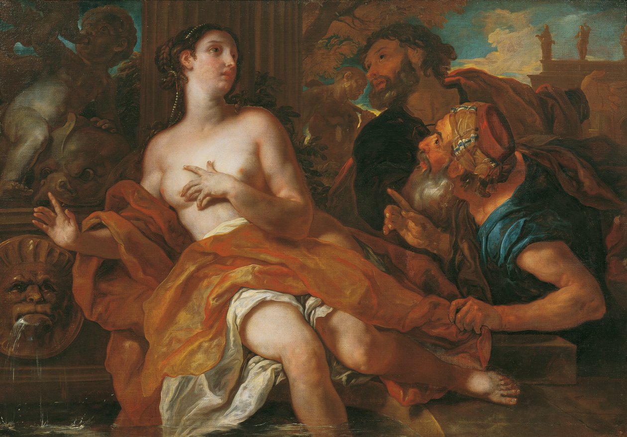 Suzanne et les vieillards - Johann Michael Rottmayr