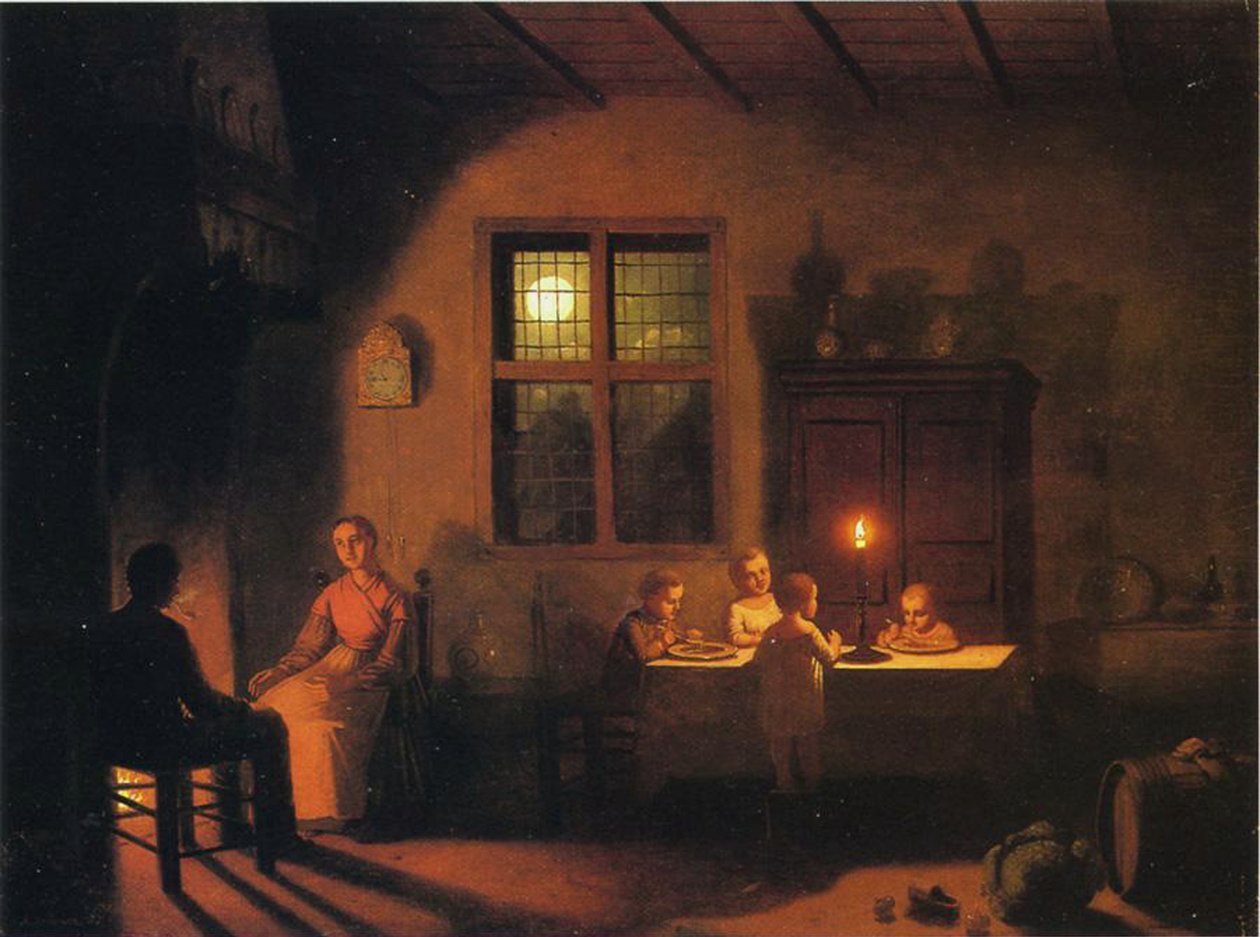 Soirée à la maison, 1867 - Johann Mongels Culverhouse