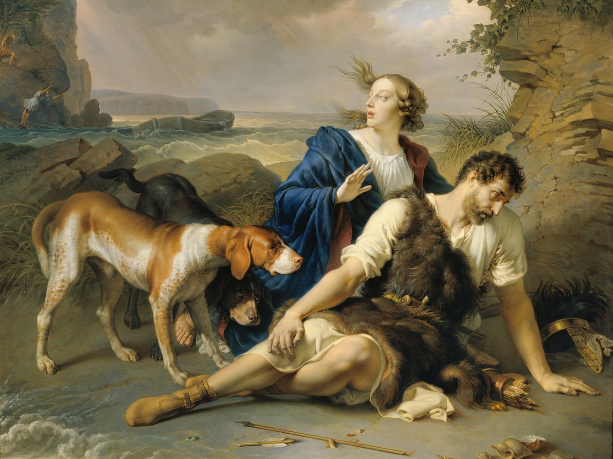 Arindal et Daura - Johann Peter Krafft