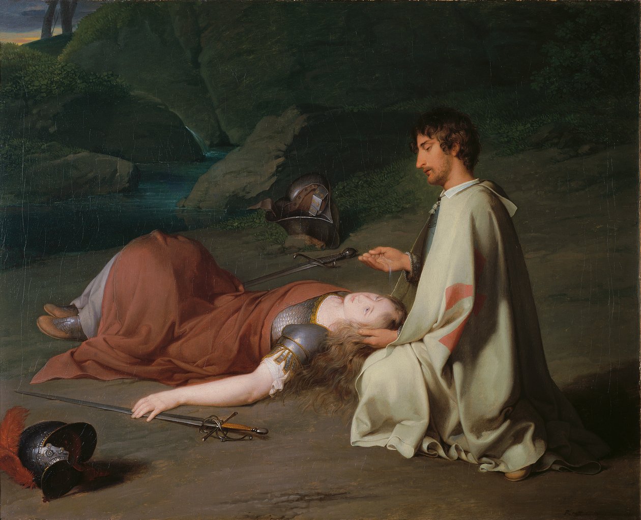 Le baptême de Clorinde - Johann Peter Krafft