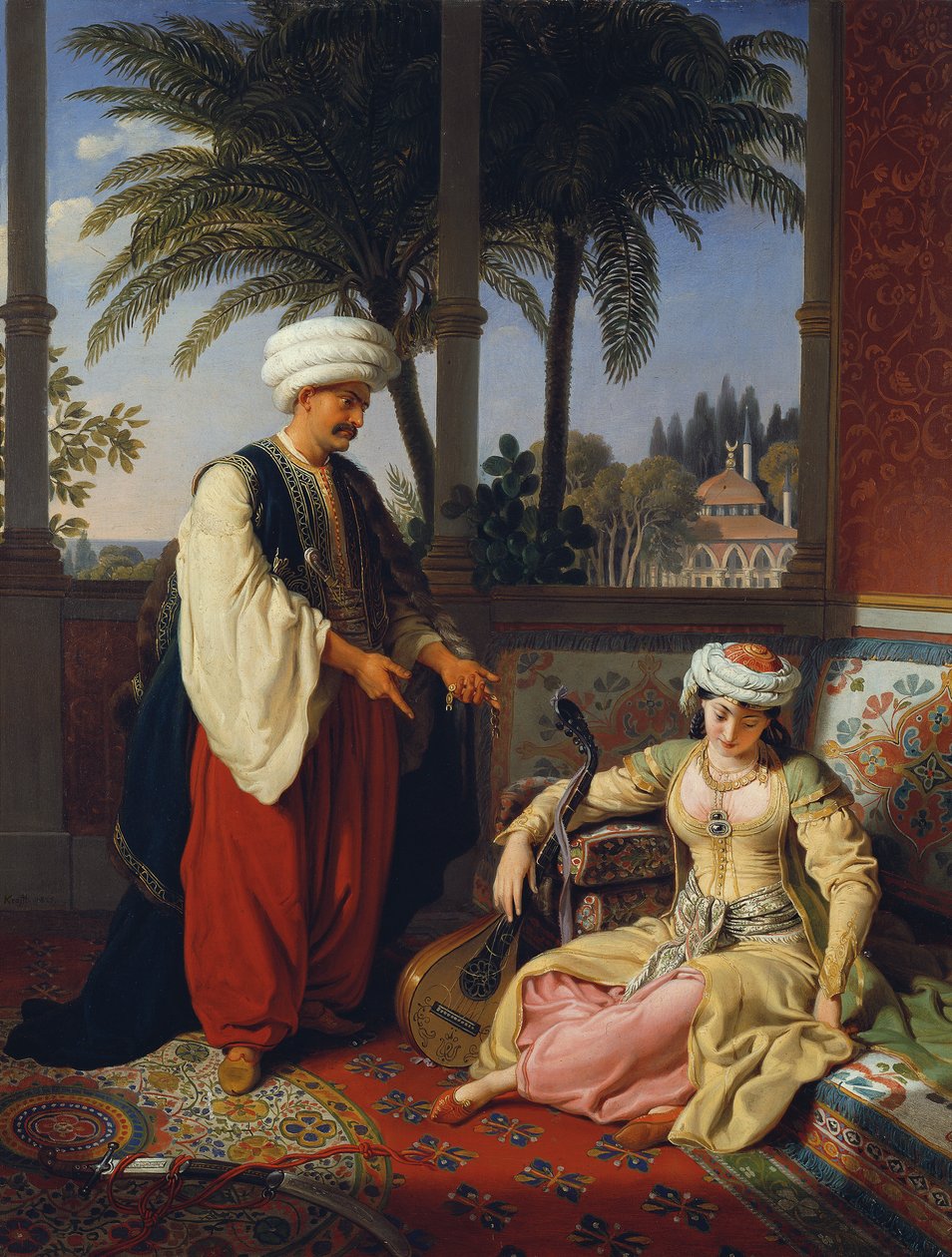 La Turque ("Infidélité") - Johann Peter Krafft