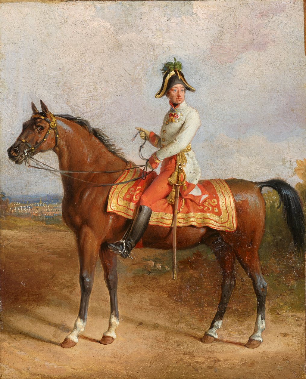 Archiduc Charles à cheval - Johann Peter Krafft