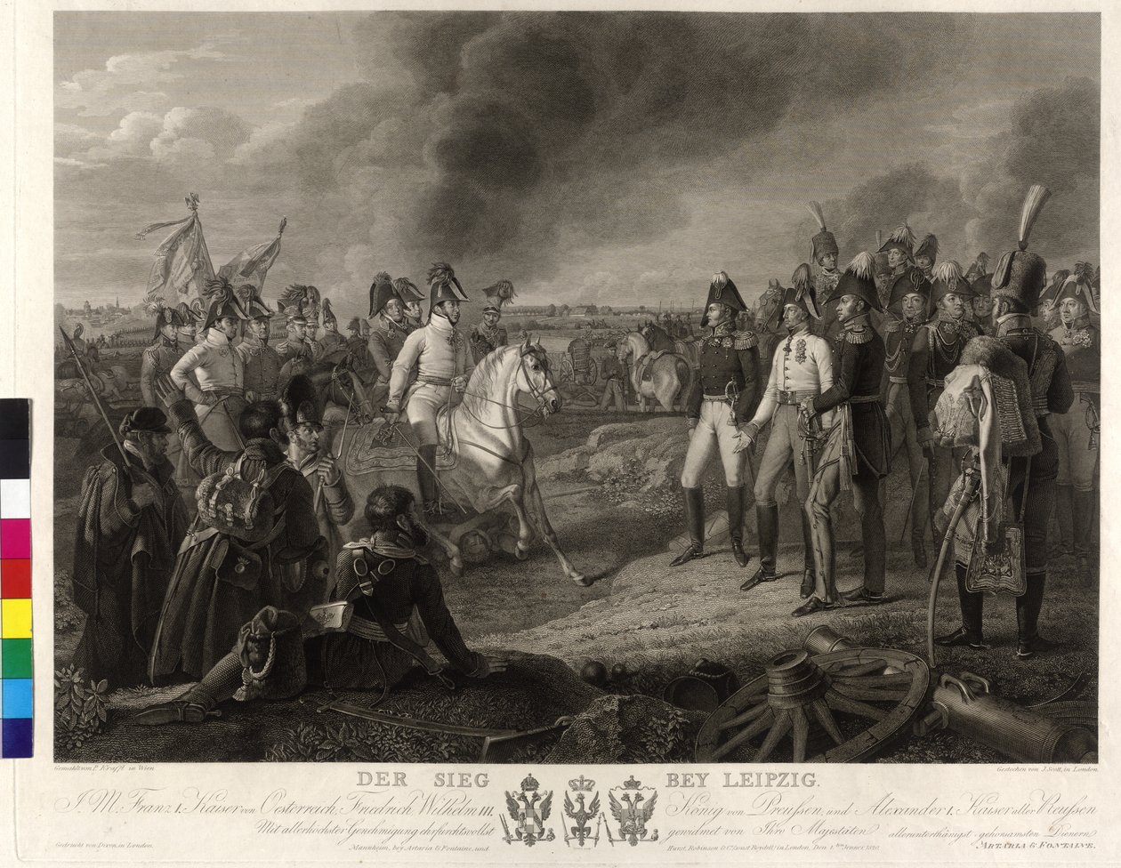 La victoire à Leipzig - Johann Peter Krafft