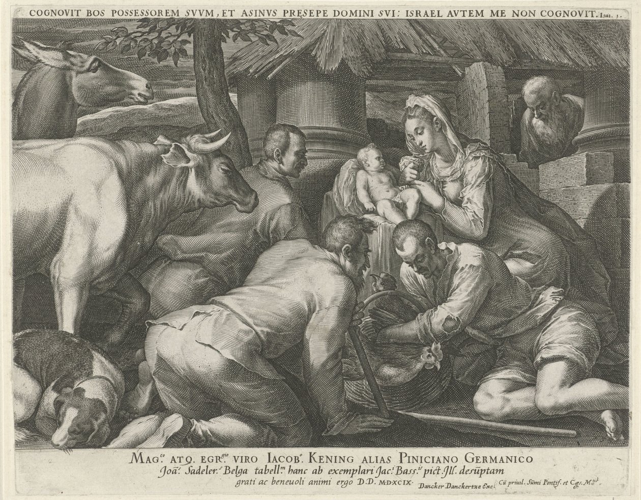 Adoration des bergers - Johann Sadeler (I)