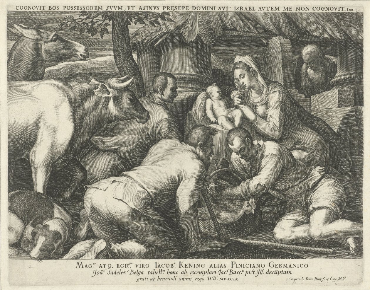 Adoration des bergers - Johann Sadeler (I)