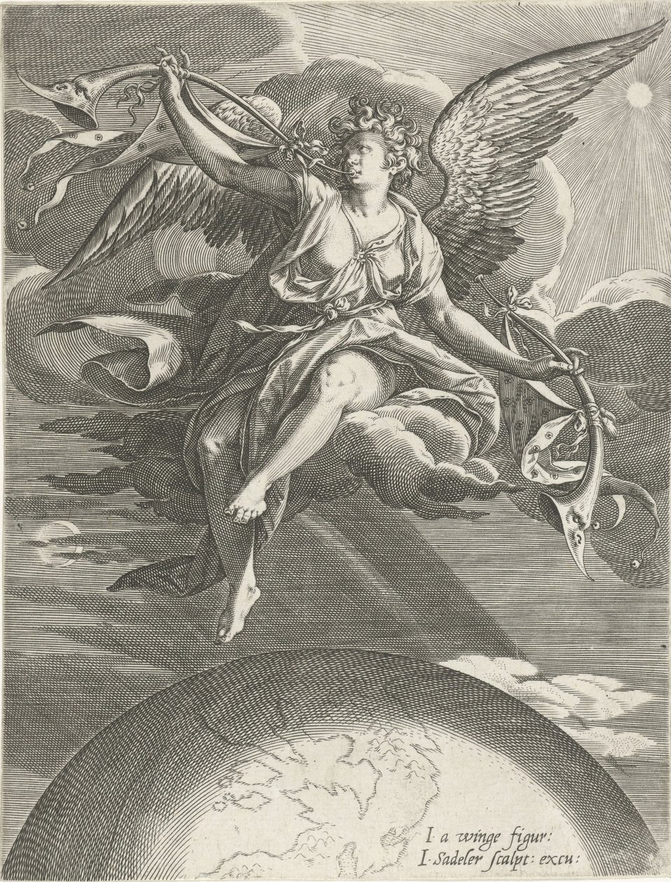 Allégorie de la Renommée - Johann Sadeler (I)