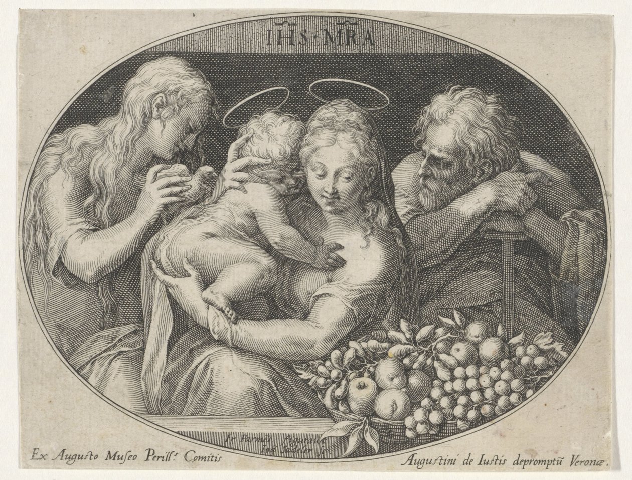 Sainte famille avec sainte Anne - Johann Sadeler (I)