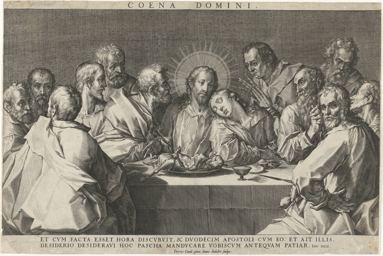 La Cène - Johann Sadeler (I)