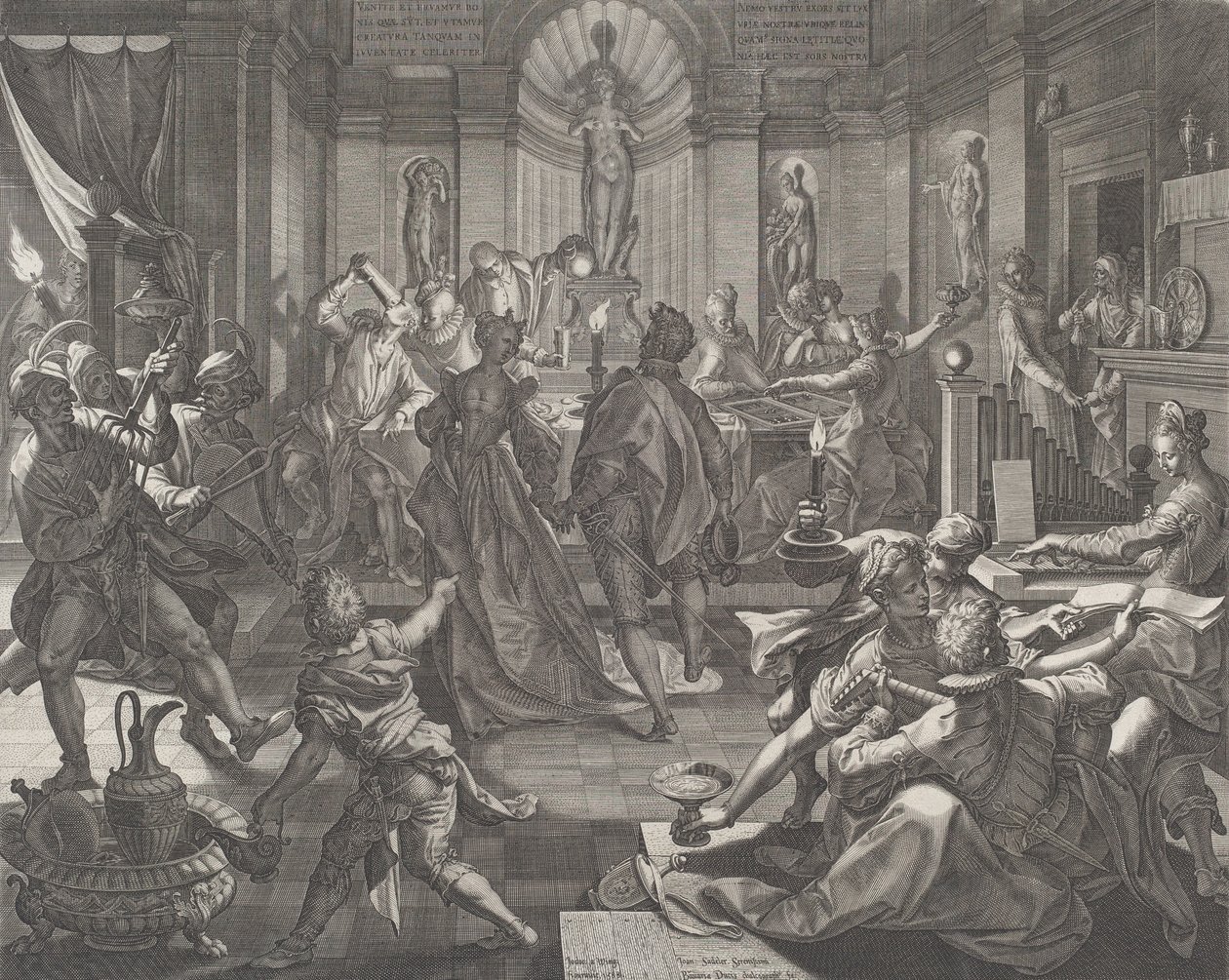 Une maison de plaisance, 1588 - Johann Sadeler I