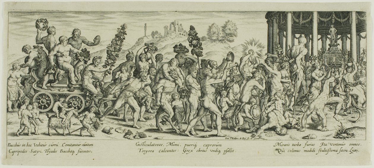 Le Triomphe de Bacchus - Johann Theodor de Bry