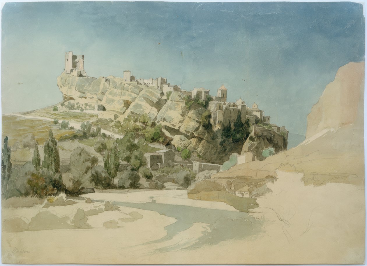 Vue de Vaison-la-Romaine - Johann Wilhelm Schirmer