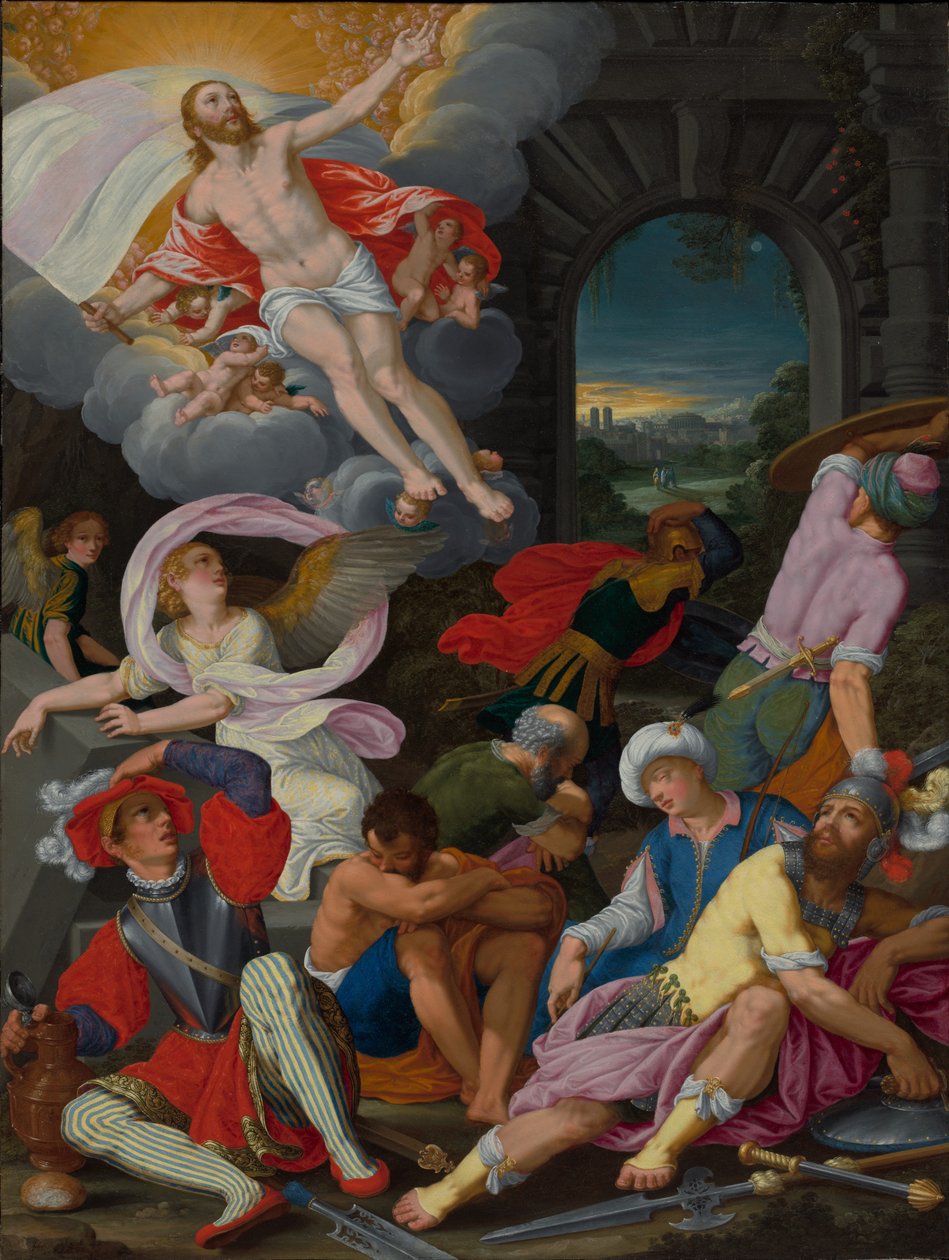 La Résurrection du Christ - Johann or Hans Konig