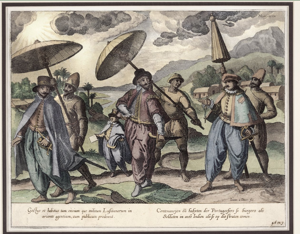 Portugais à Goa, illustration de 