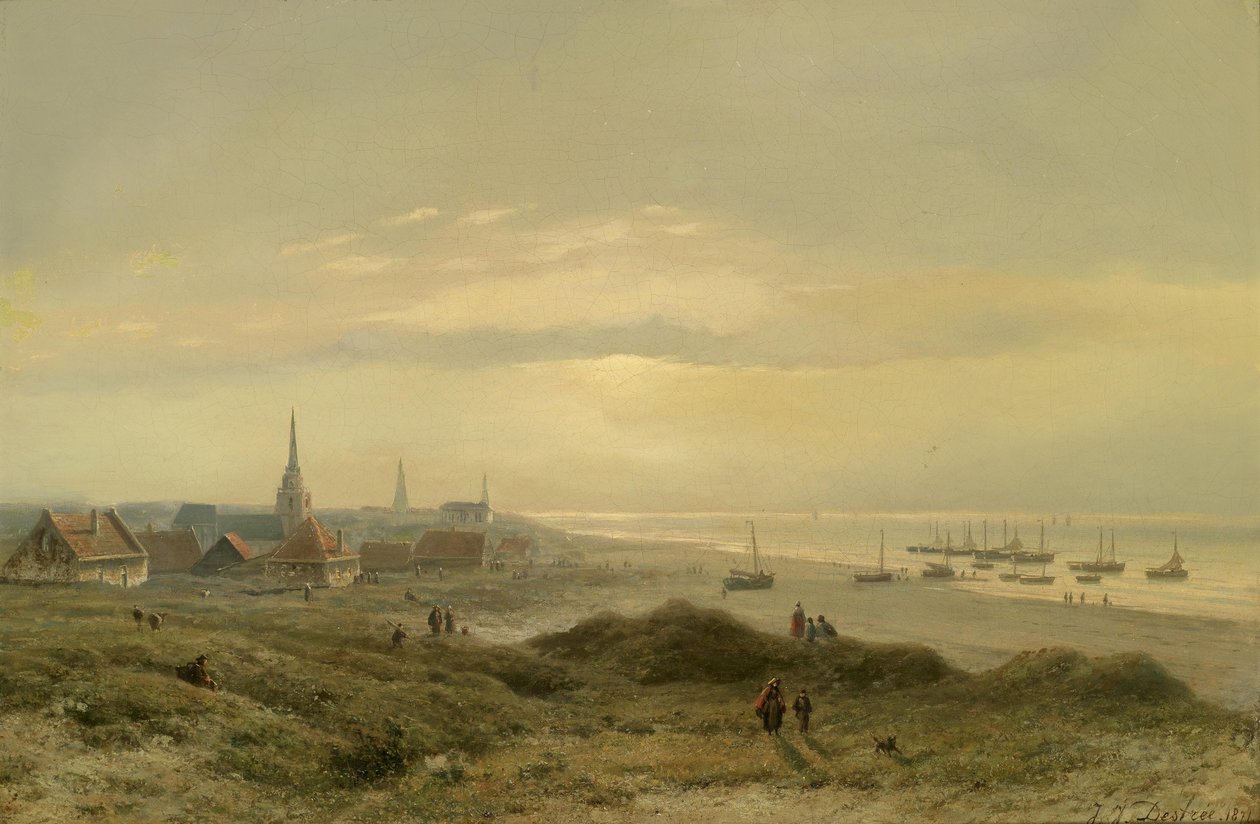 Plage de Scheveningen - Johannes Joseph Destrée
