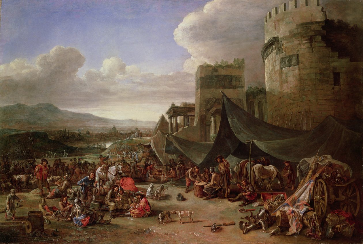 Le Sac de Rome en 1527 - Johannes Lingelbach