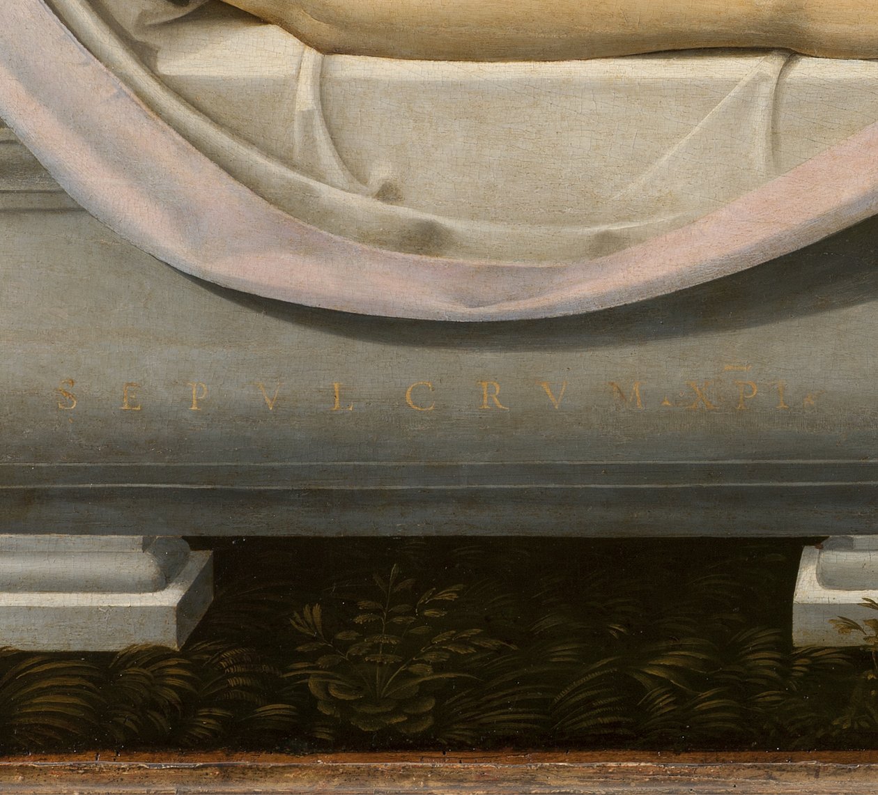 Lamentation (détail) - Johannes (fl.16th century) Hispanus