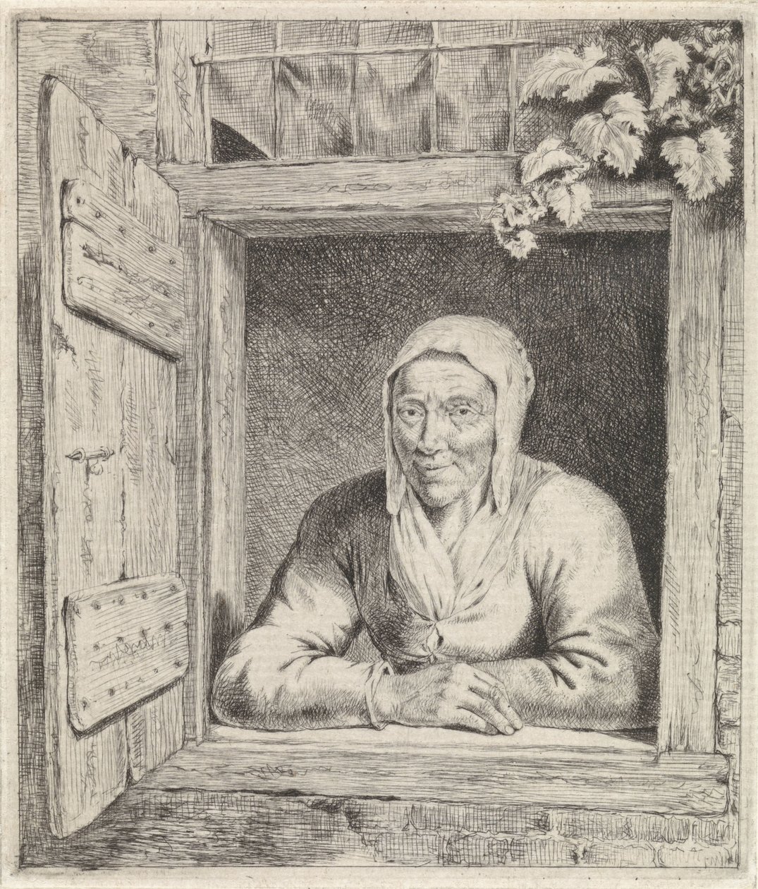 Femme à la fenêtre - Johannes Christiaan Janson