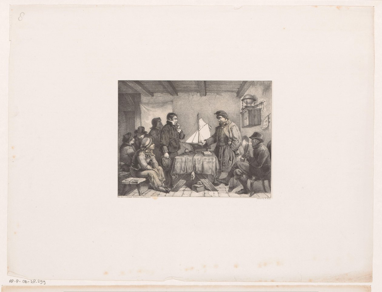 Paiement des mousses - Johannes Christiaan d