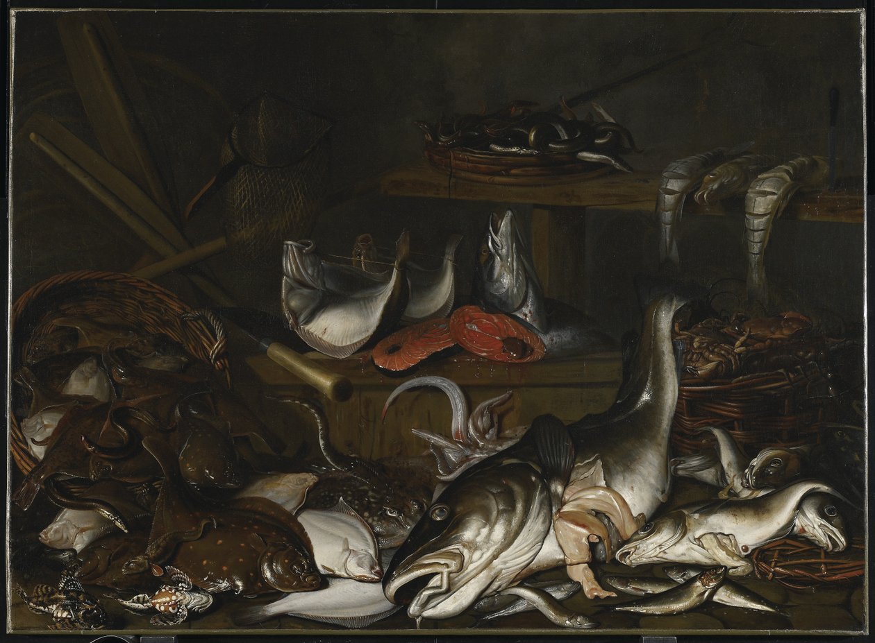 Nature morte : Poisson - Johannes Fabritius