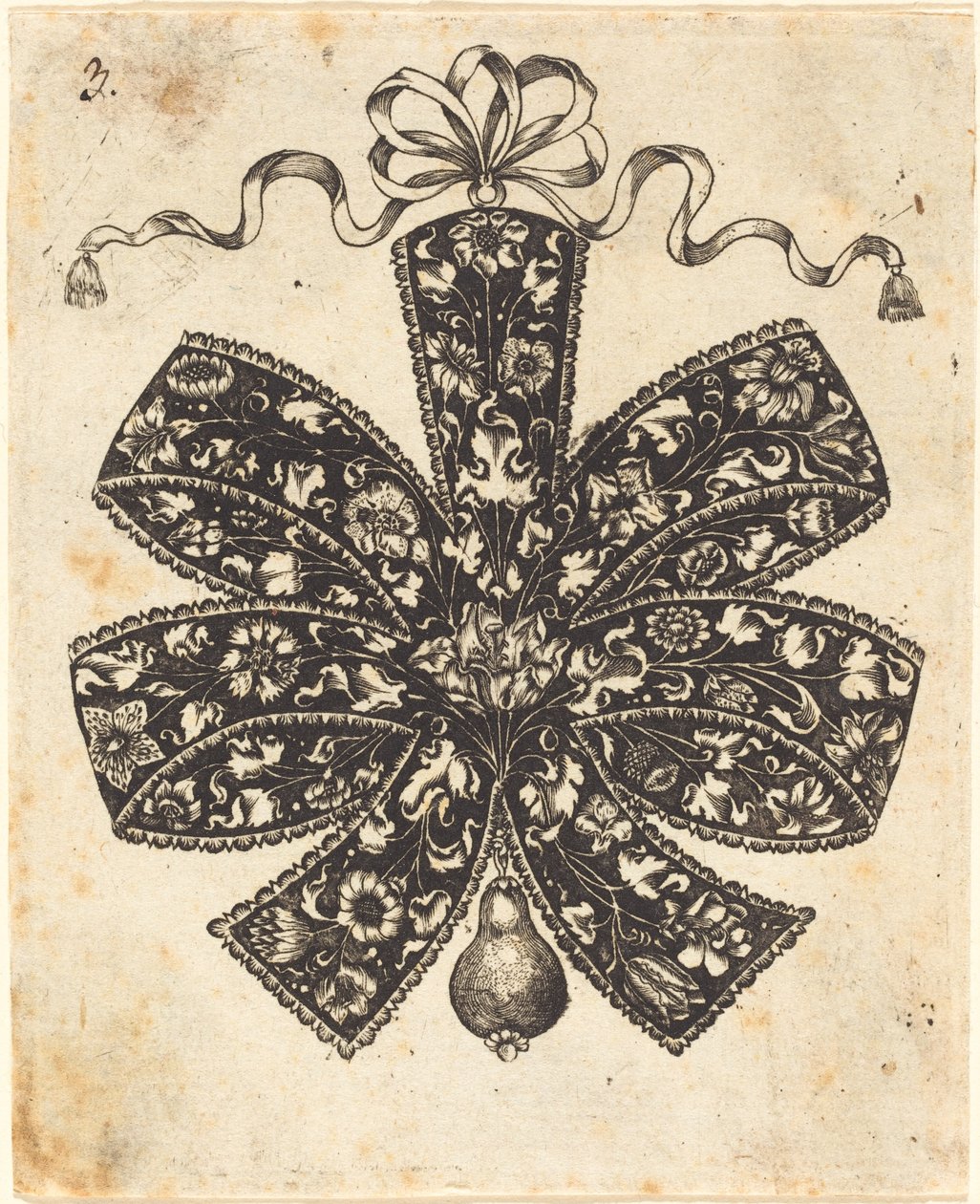 Arc orné de fleurs - Johannes Hanias