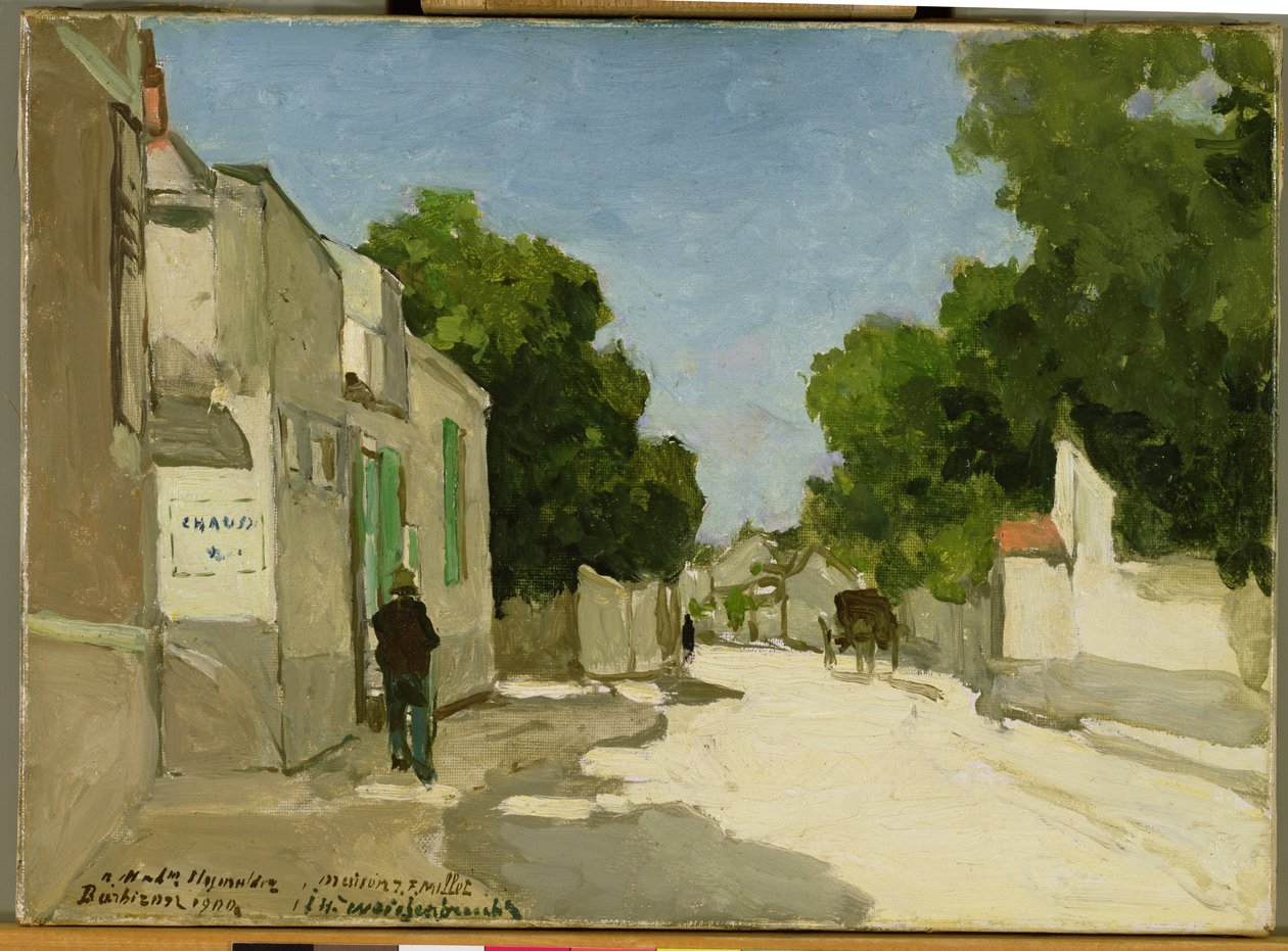 Maison de Millet à Barbizon, 1900 - Johannes Hendrik Weissenbruch