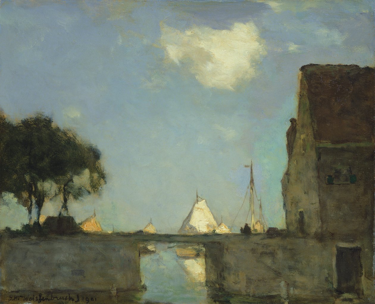 Noorden, près de Nieuwkoop, 1901 - Johannes Hendrik Weissenbruch