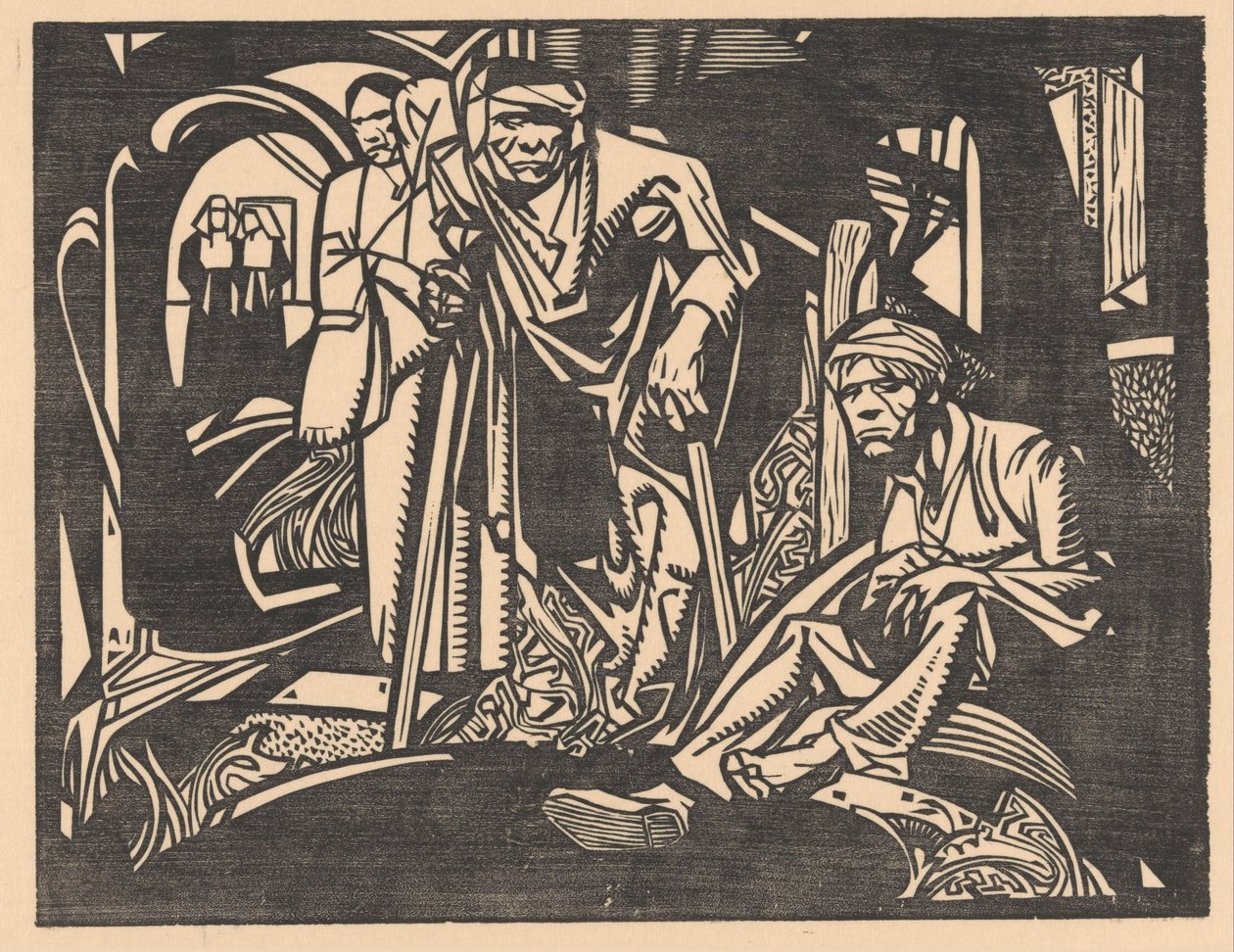 Blessés dans une église - Johannes Josephus Aarts