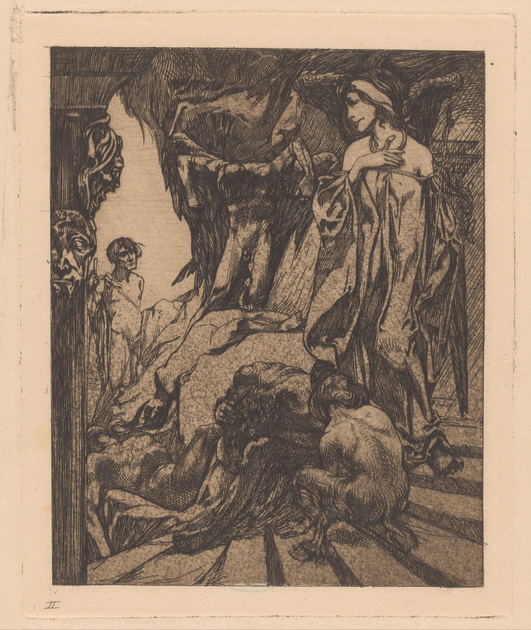 Œdipe et le Sphinx - Johannes Josephus Aarts