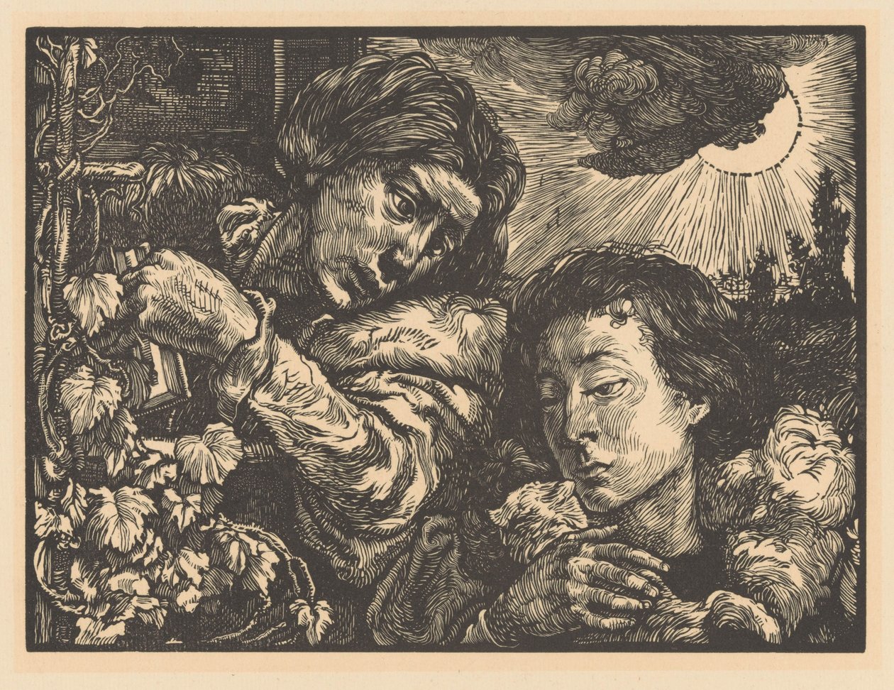 Deux femmes près d