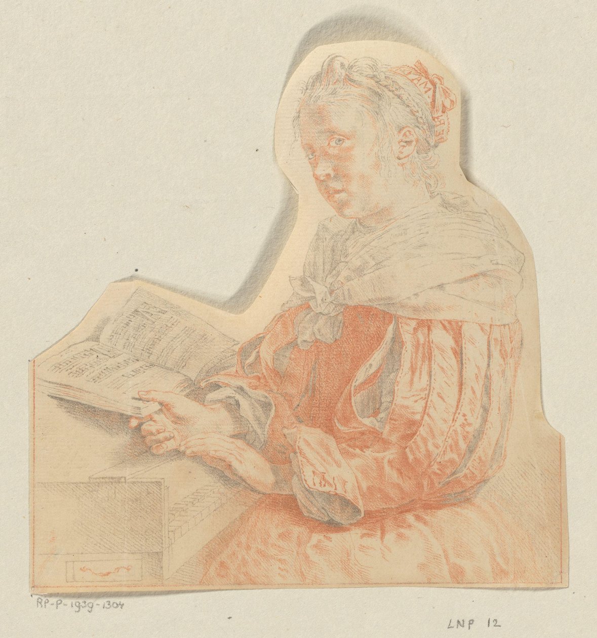 Joueuse de clavier - Johannes Körnlein (possibly)